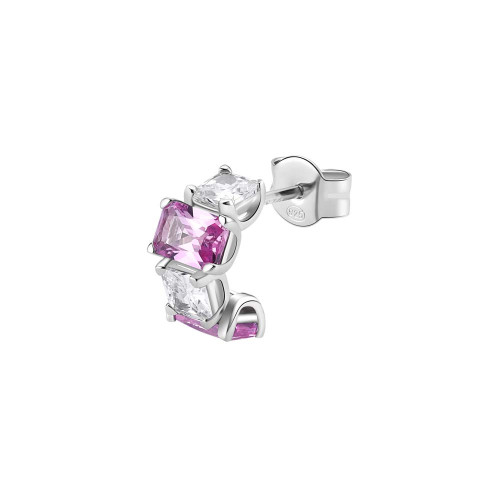 Stříbrná náušnice Brosway Fancy Vibrant Pink FVP08