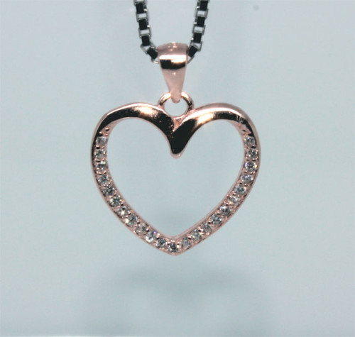 Přívěšek srdce stříbro 308027