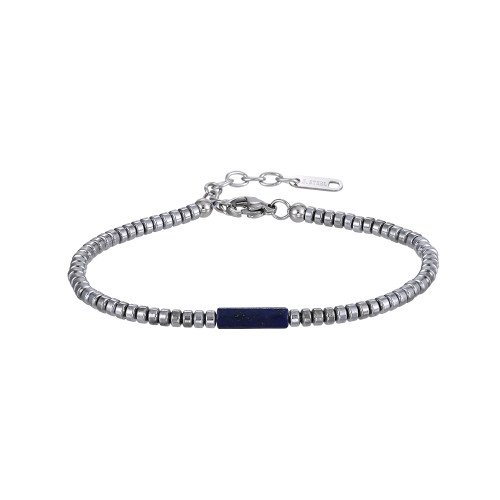 Hematitový náramek s Lapis Lazuli MBSS179