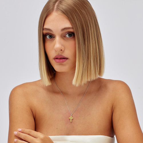 Křížek na krk Brosway Fancy Energy Yellow FEY03