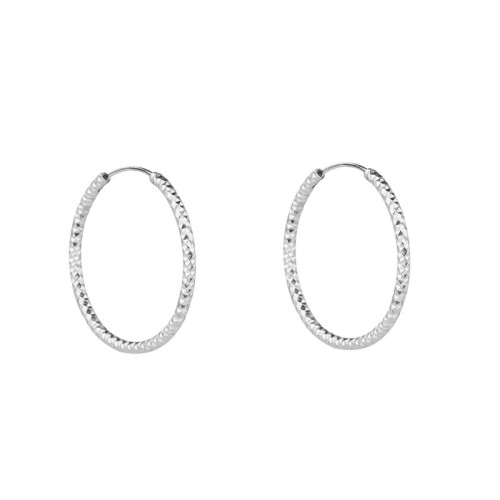 Stříbrné kruhové náušnice 303003012