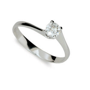 Stříbrný prstýnek se zirkonem 1957