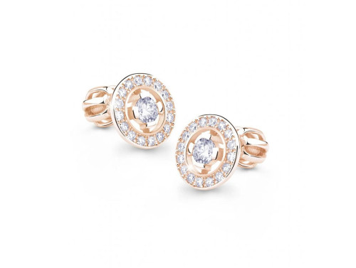 Náušnice z růžového zlata se zirkony Z6413-1988RCZ