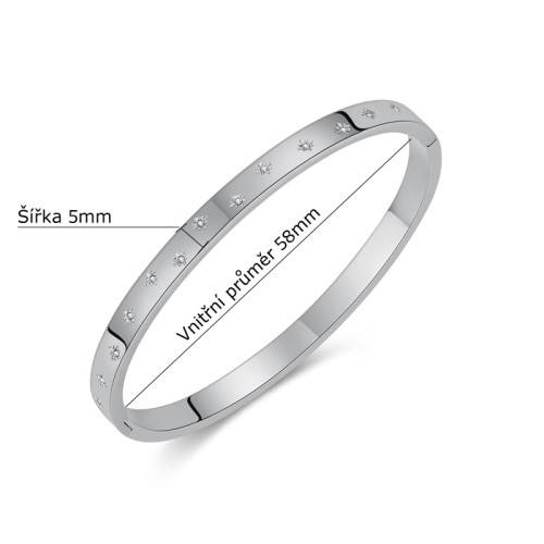 Dámský ocelový náramek SEGH1043ST