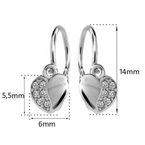Dětské náušnice zlaté Cutie Jewellery C2160R
