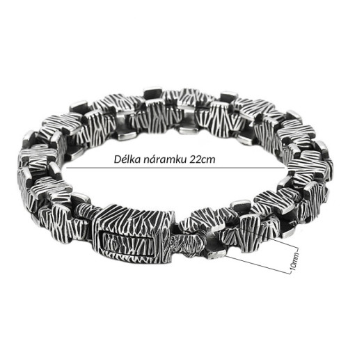 Ocelový náramek pro muže WJHB821
