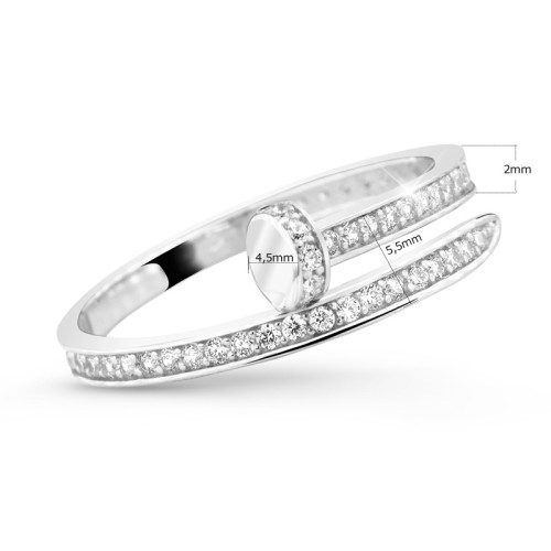 Zlatý prsten s kamínky Z5020B