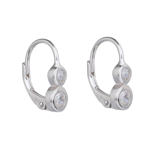 Stříbrné náušnice s kamínky 303966009