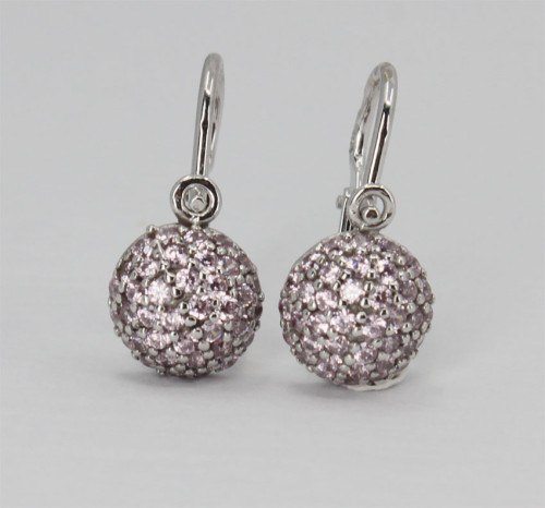 Dětské náušnice zlaté C2747B-Pink