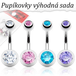 Sada piercing do pupíku 014