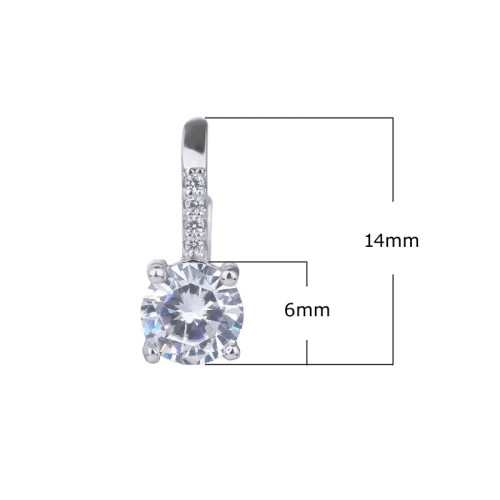 Stříbrné náušnice s kamínky 309557004