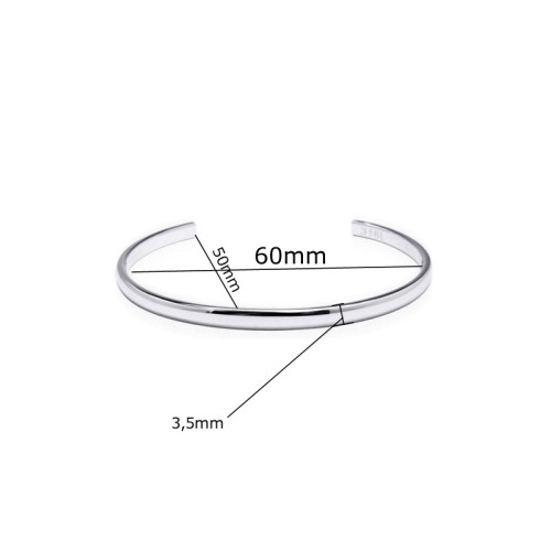 Pevný ocelový náramek Genco GBSG13-60