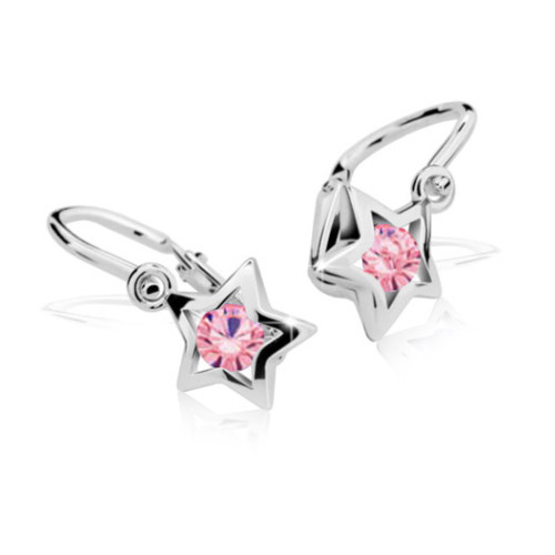 Dětské náušnice Cutie Jewellery C1942B Pink