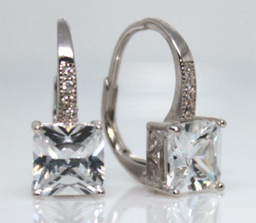 Elegantní dámské náušnice stříbro 304045