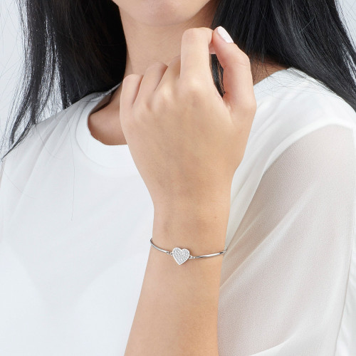 Náramek srdce s kamínky Swarovski Brosway Chakra BHK361