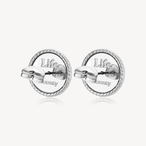 Ocelové náušnice Brosway Chakra BHKE144 - Strom života