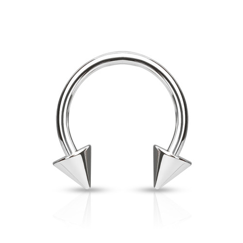 Piercing do ucha podkova z titanu SET23H02