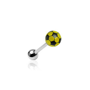 Piercing do jazyka 207 - Yellow