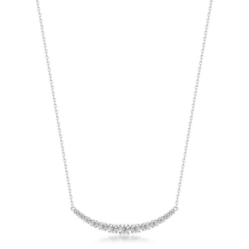 Náhrdelník ze stříbra se zirkony Brosway Fancy Infinite White FIW149