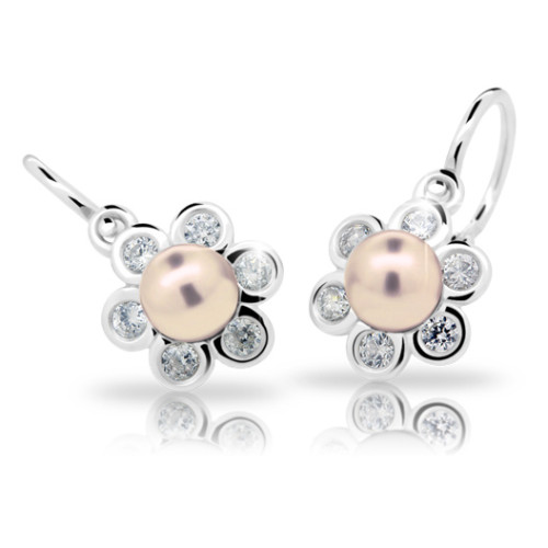 Dětské náušnice Cutie C2489 Peach