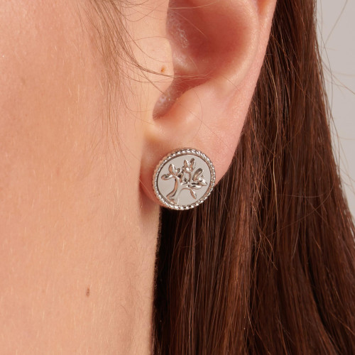 Náušnice pro ženy Brosway Chakra BHKE144 - Strom života