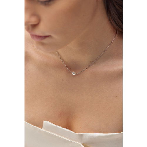 Náhrdelník s perlou Brosway Fancy Infinite White FIW135