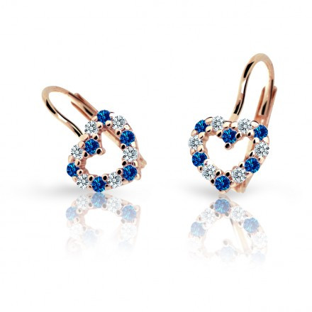 Dívčí náušnice Cutie C2157R-KL-Dark Blue