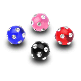 Náhradní kulička se zirkony 05