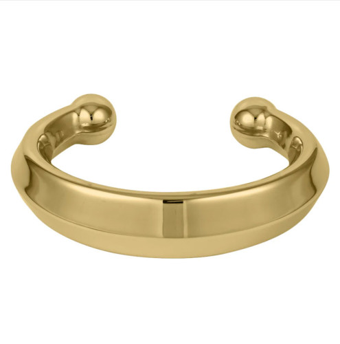 Pozlacený náramek bangle z chirurgické oceli MBSG38GD
