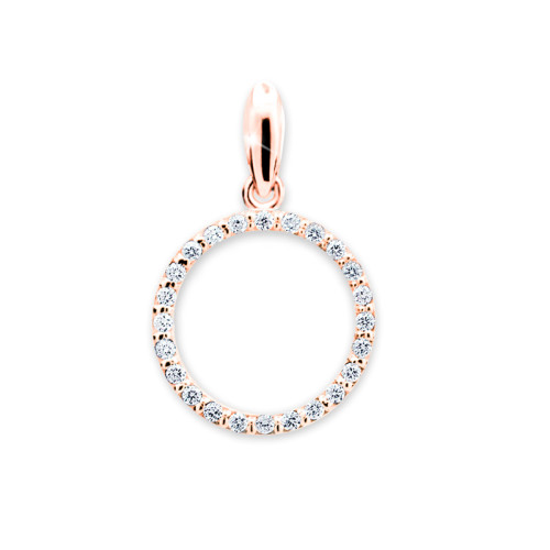 Zlatý přívěsek se zirkony Z6270R