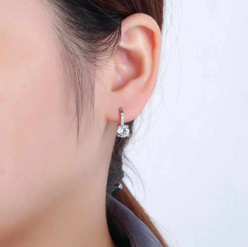 Dámské stříbrné náušnice 309557004