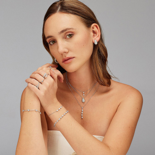 Stříbrné šperky se zirkony Brosway Fancy Infinite White