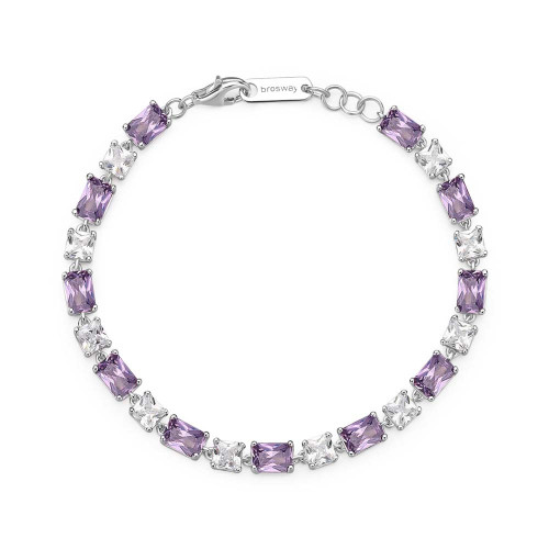 Stříbrný náramek Brosway Fancy Magic Purple FMP26