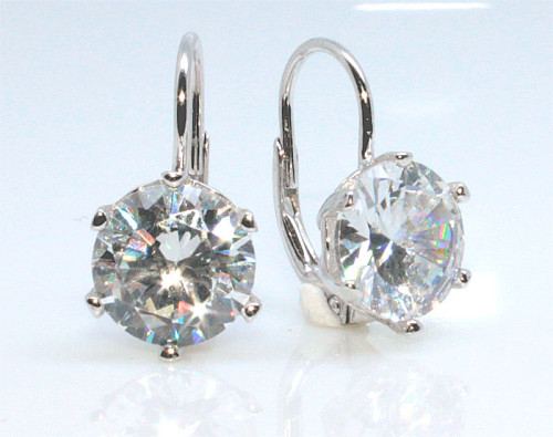 Stříbrné náušnice visací 304902