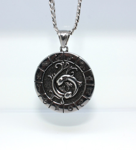 Přívěsek se znamením ryb + řetízek WJHP4278