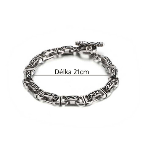 Ocelový náramek WJHB468-1