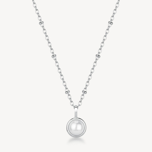 Stylový náhrdelník z chirurgické oceli Brosway ESSENTIAL BNL133