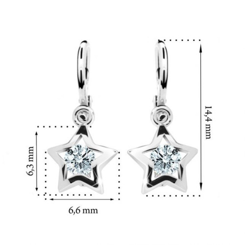 Zlaté dětské náušnice C1942