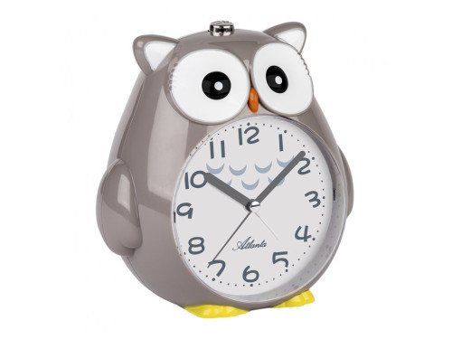 Dětské hodiny s budíkem sovička 2160/4