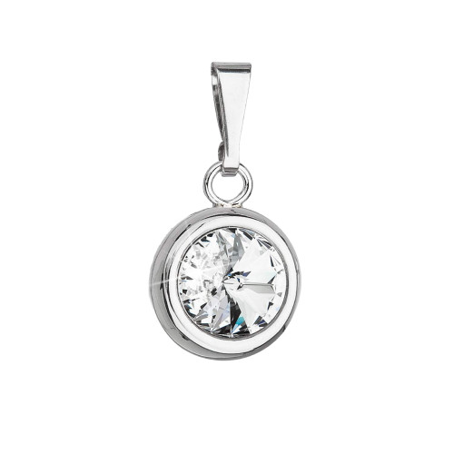 Stříbrný přívěsek Swarovski elements 74097.1 crystal