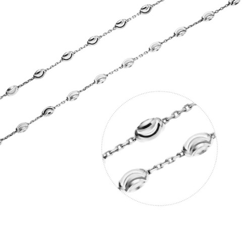 Minimalistický stříbrný náramek 301048