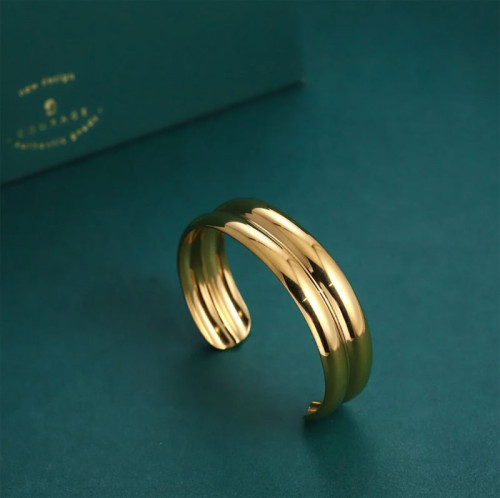 Bangle zlatý z chirurgické oceli MBSG20GD