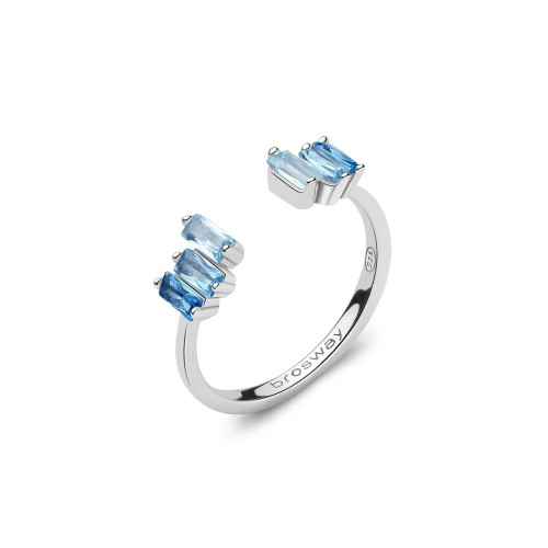 Prsten se zirkony Brosway Fancy Cloud Light Blue FCL12